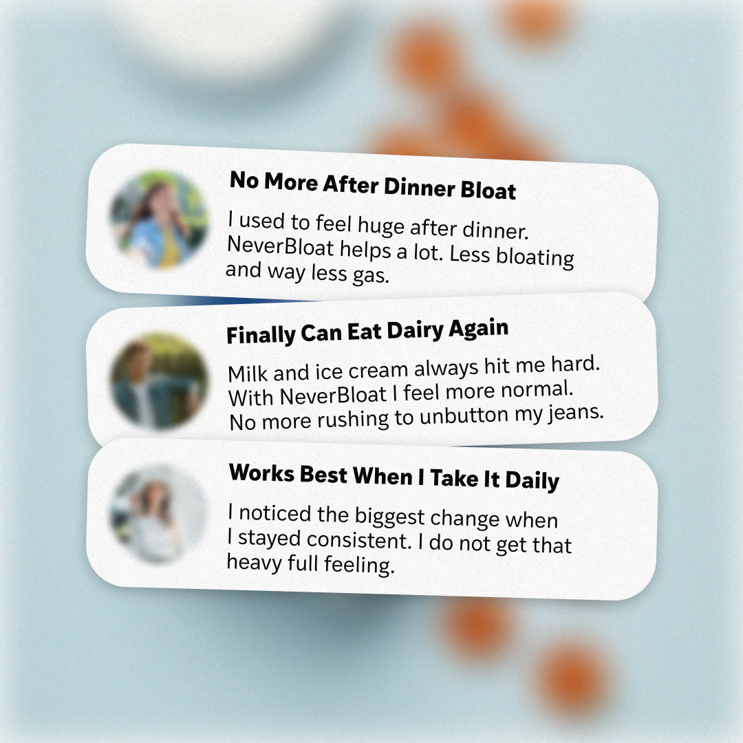 NeverBloat™ Clinically Proven Enzyme & Probiotic Formula for Digestive Relief - Image 9