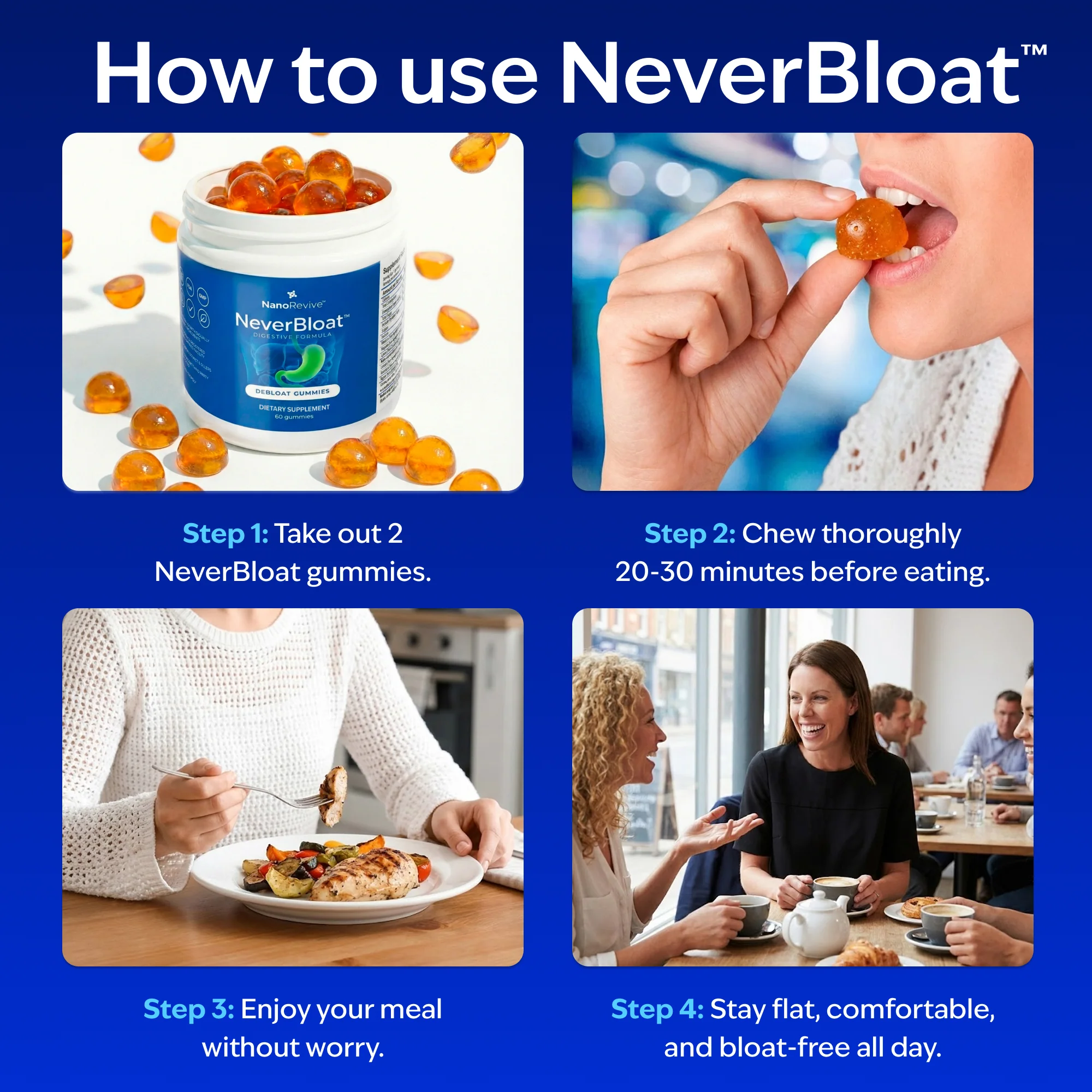 NeverBloat™ Clinically Proven Enzyme & Probiotic Formula for Digestive Relief - Image 7